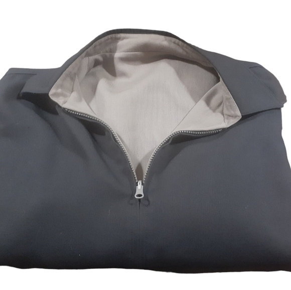 Baracuta Men's Reversible Bomber Style Jacket Tan Black Size Medium - Picture 3 of 4